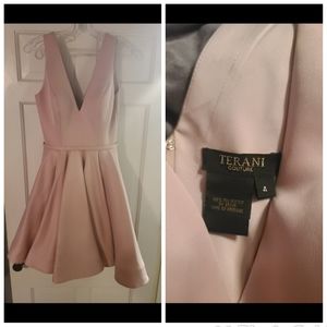 Terani Dusty Rose Cocktail Dress
